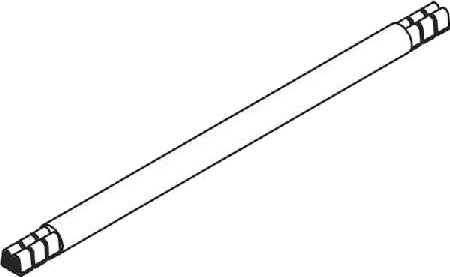 Cenika Lask enkelisolert 10mm2 grå 26,5cm