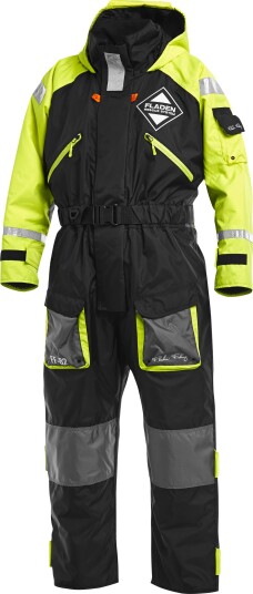 Fladen Flytedress 845xy Sort/Gul Womens