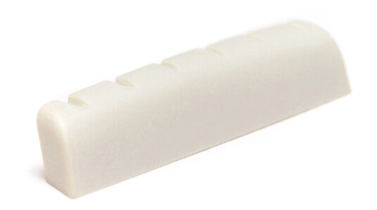 Graph Tech Tusq Pq-M600-L0 - Acoustic Guitar Nut, Angled Bottom, Slotted, Lh