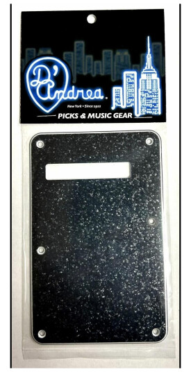 D'Andrea St-Style Back Plate Black Sparkle