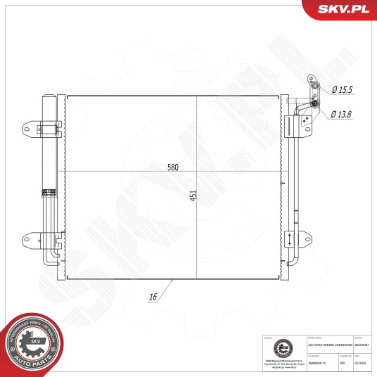 Kondensator ESEN SKV 86SKV091