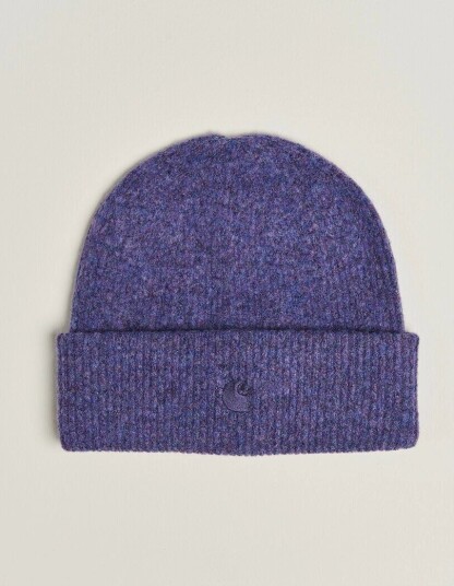 Carhartt WIP Curtis Tonal Logo Beanie Shady Purple