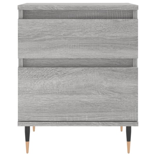  Nattbord grå sonoma 40x35x50 cm konstruert tre 8721012110472
