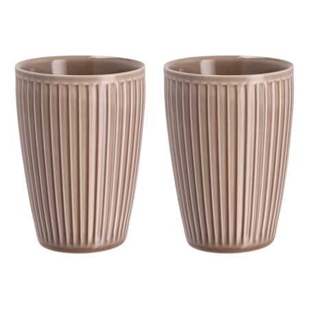 Pillivuyt Plissé Termokopp 25 cl 2-pakning Woodrose