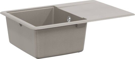 Vask Grå 670 x 460 mm 80% kvarts og 20% harpiks