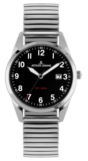 Jacques Lemans Vienna 1-2005E - Herre - 40 mm - Analog - Kvarts urverk - Mineralglas