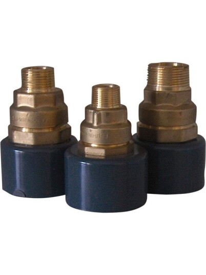 Isiflo 90/63 mm Pipe Entry System Veggkobling PVC/Messing