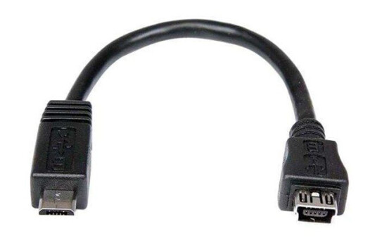 StarTech.com Micro USB to Mini USB Adapter Cable M/F