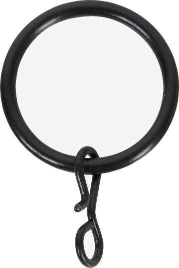 Hasta Gardinring 10 stk/frp Svart