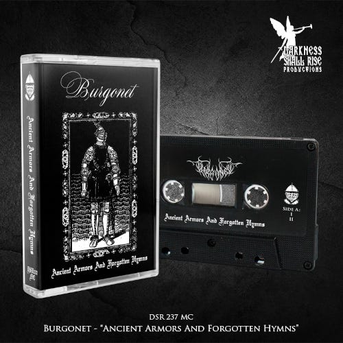 Burgonet Ancient Armors and Forgotten Hymns Kassett