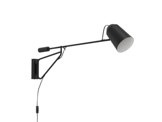 Eglo Loreto Væg E27 D1030 Sort