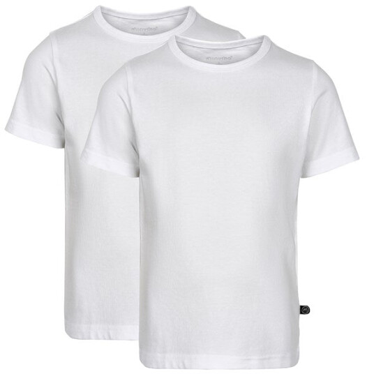 Minymo Brilliant White T-shirts Basis 32 2-pakning 104
