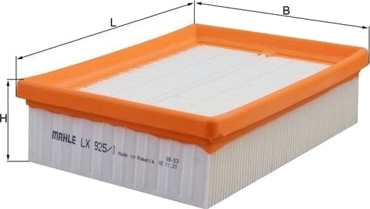 MAHLE LX 925/1 Luftfilter MAHLE LX 925/1 Luftfilter