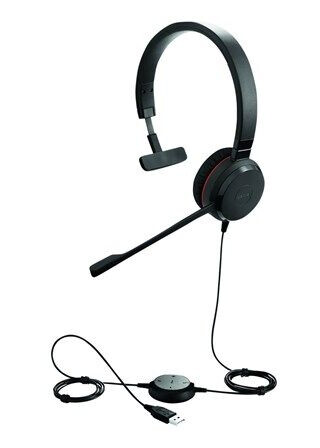 Jabra Evolve 30 Ii, Koblet Med Ledninger (Ikke Trådløs), 20 - 20000 Hz, Kontor/Kundesenter, 62,9 G, Hodesett, Svart
