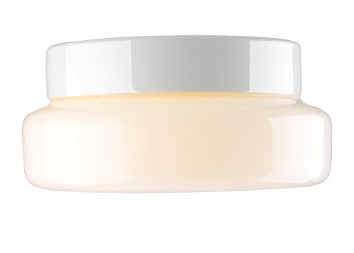Tak- og veggarmatur Classic LED 12W 3000K, hvit/opal, IP44