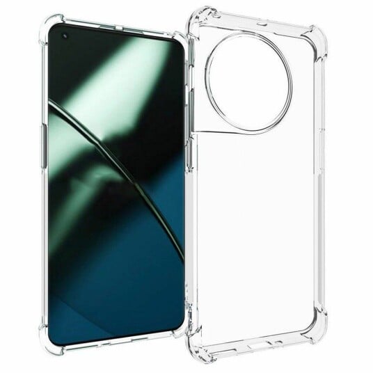 INCOVER OnePlus 11 Shockproof Plastdeksel - Gjennomsiktig
