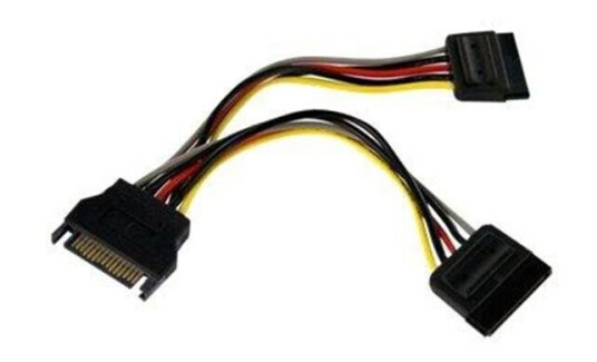 StarTech.com SATA Power Y Splitter Cable Adapter - M/F - power splitter - 15.2 cm