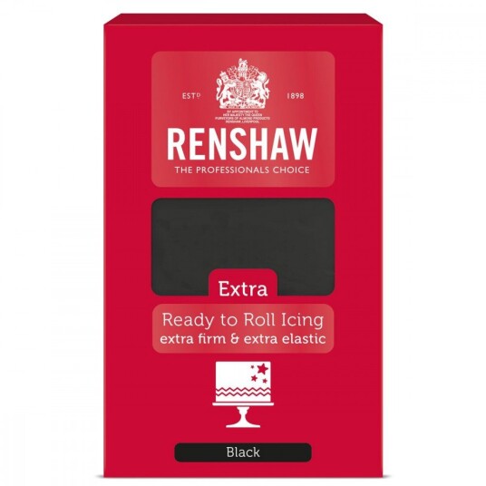 Svart Fondant Fra Renshaw 1kg