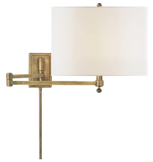 Hudson vägglampa antik mässing Hudson vägglampa antik mässing