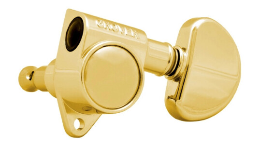 Grover 102G Original Rotomatics w/Round Button Single Gold L