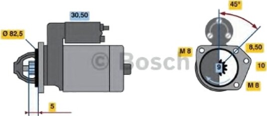 Starter BOSCH 0 986 019 311