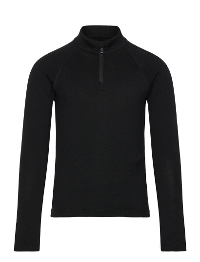 Icebreaker Kids Merino 260 Tech Ls Half Zip Black 110
