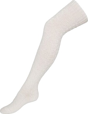 Safa Bella Knestrømper Hvit 36-40 Safa Bella Knestrømper Hvit 36-40