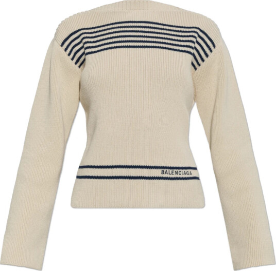 Balenciaga Dame Strikkevarer Beige M, Balenciaga Dame Strikkevarer Beige M,