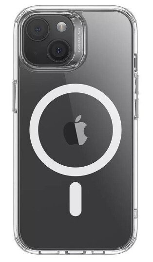 ESR IPhone 15 ESR Classic Hybrid Halolock Deksel - MagSafe-kompatibelt - Gjennomsiktig