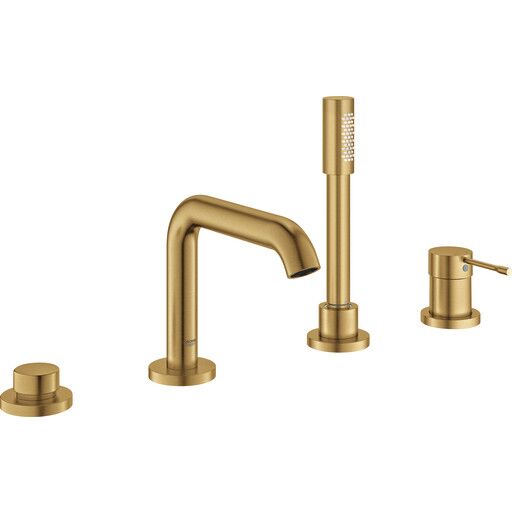Grohe Essence 4-hulls badekarbatteri Brushed Cool Sunrise Grohe Essence 4-hulls badekarbatteri Brushed Cool Sunrise