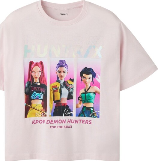 Name It Nkfmaja Kpop Ss Nreg Top Box Lnoos Sky Pink 116