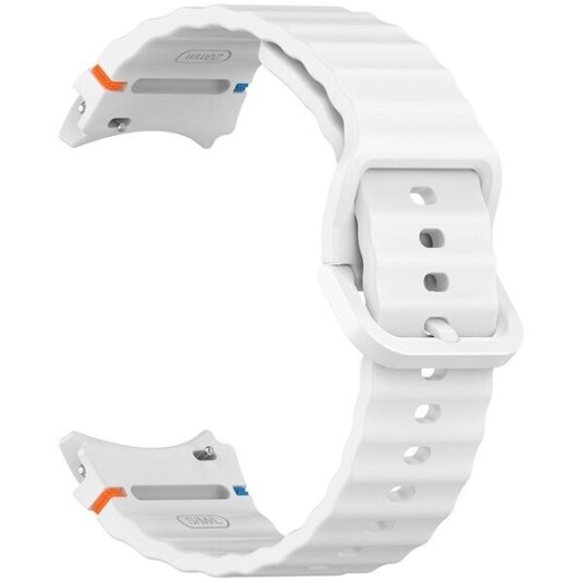 Silikonarmbånd for Samsung Watch 7 Hvit