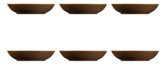 Seltmann Weiden Terra dyp tallerken Ø 21,2 cm 6-pakning Earth Brown