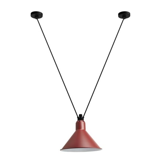 Lampe Gras N323 L Conic Taklampe Sort/ Rød Lampe Gras N323 L Conic Taklampe Sort/ Rød