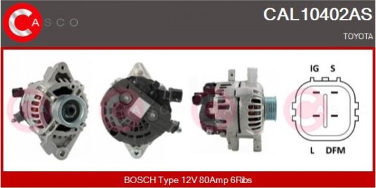 Dynamo CASCO CAL10402AS Dynamo CASCO CAL10402AS