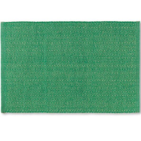 Lyngby Porcelæn - Herringbone brikke grønn