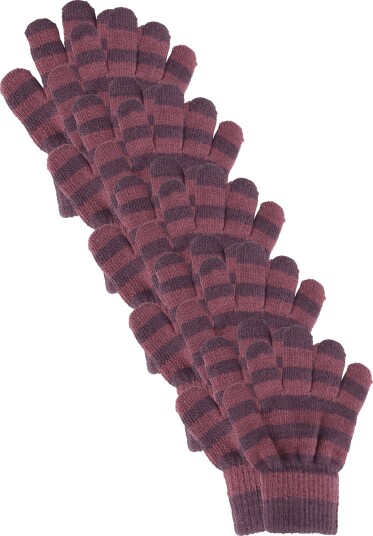 Lindberg Fjugesta Magic Vanter 5-pack, Dry Rose, 2-5 år