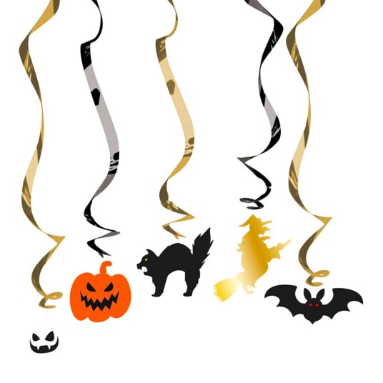 Folat BV Swirls Happy Halloween Takdekorasjon