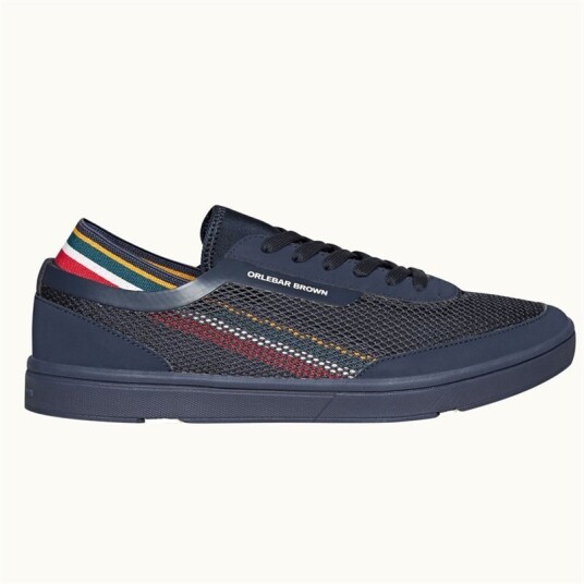 Orlebar Brown Larson O.B. Stripe Navy/Orange/Aquamarine Orlebar Brown Larson O.B. Stripe Navy/Orange/Aquamarine