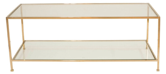 Wing salongbord, messing