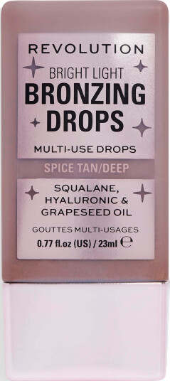 Makeup Revolution Bright Light Bronzing Drops Deep Bronze Summer