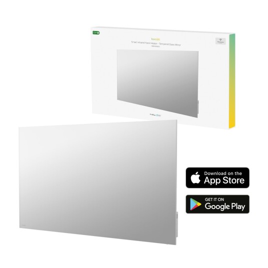 Hombli Smart IR Glass Heatpanel 600W Mirror