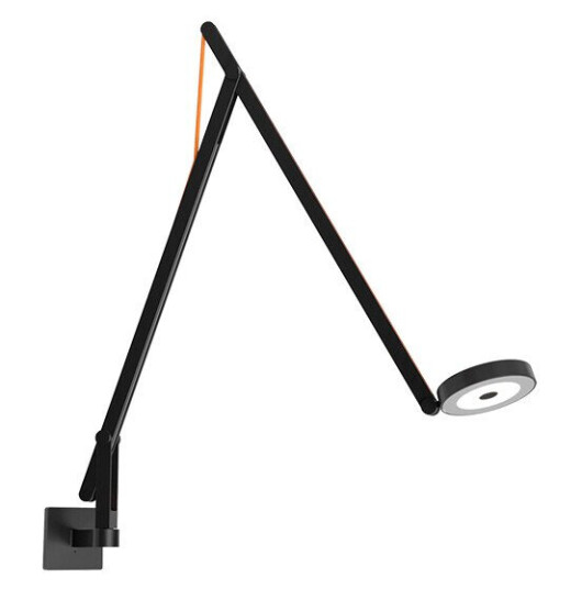Rotaliana String W1 Vegglampe DTW Matt Black/Orange