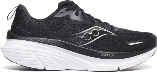 Saucony Mens Guide 18 Black/white 46.5"