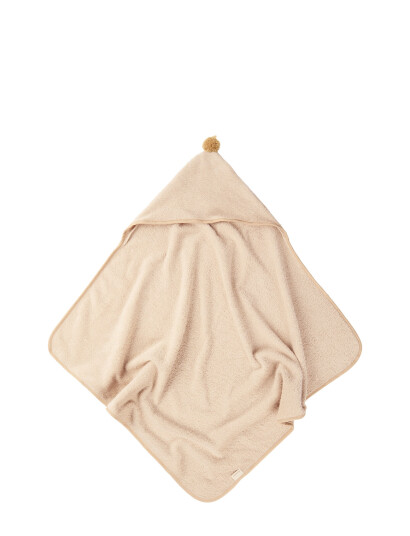 NOBODINOZ So Cute Baby Bath Cape73X73 - Beige - ONE SIZE