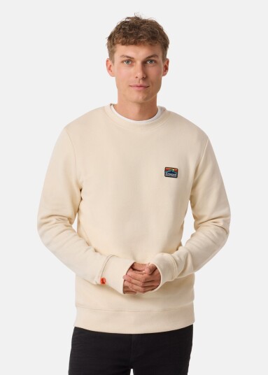 GREAT OUTDOORS EMB RLXD SWEAT Oatmeal Beige XL Sweatshirts GREAT OUTDOORS EMB RLXD SWEAT Oatmeal Beige XL Sweatshirts