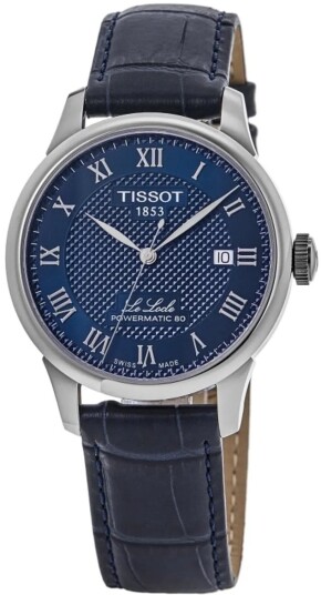 Tissot Herreklokke T006.407.16.043.00 Le Locle Blå/Lær Ø39.3 mm