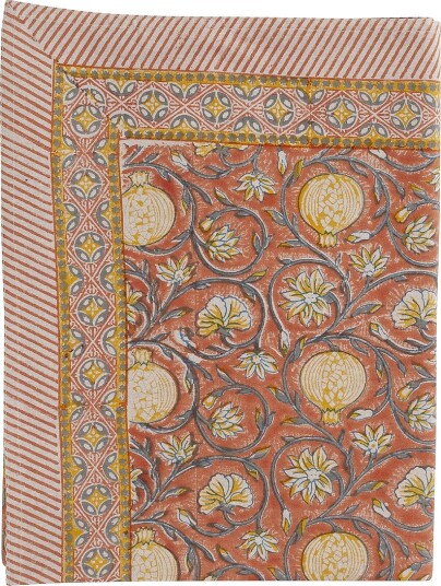 Chamois Duk Tangier Pomegranate Rød