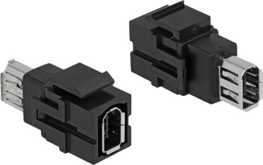 Delock Modulinnlegg 6 Pin Firewire Svart