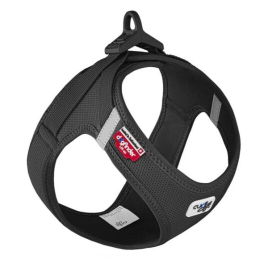Curli Clasp Air Mesh Hundesele Sort